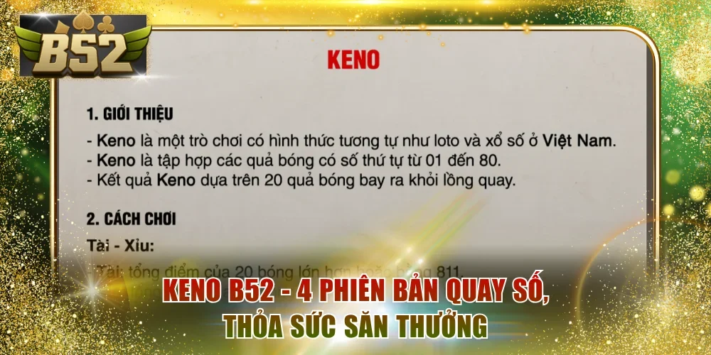 Keno B52